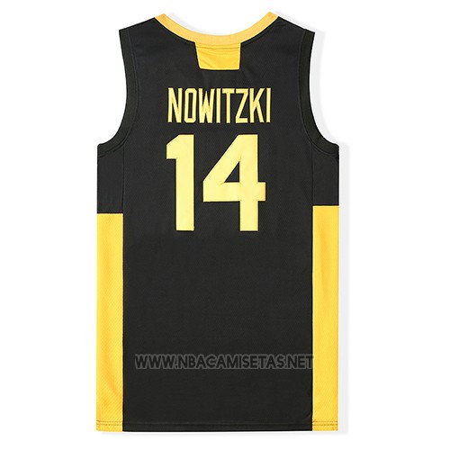 Camiseta Pelicula Deutschland Nowitzki NO 14 Negro